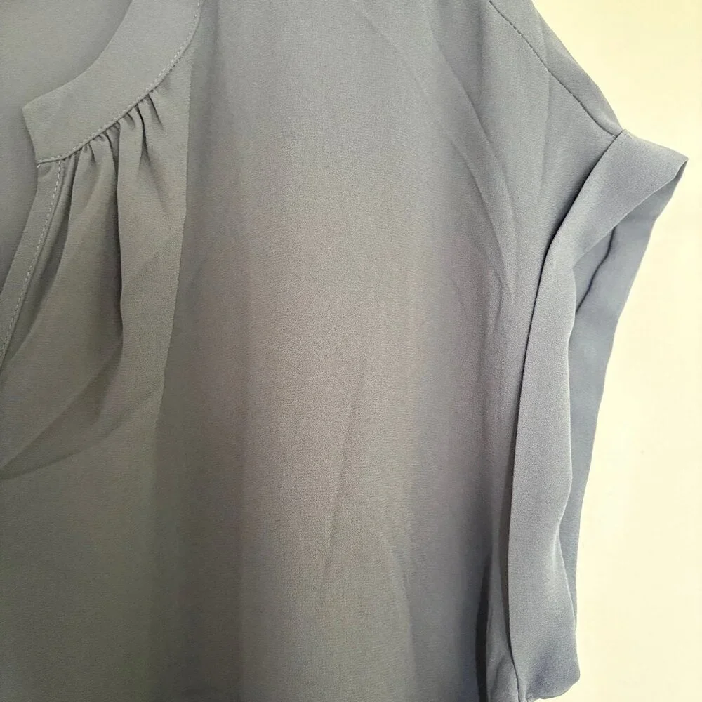 Philosophy Women's Cuffed Sleeve Grey Top Large NEW - Picture 6 of 6